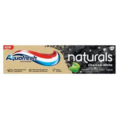Aquafresh Naturals Charcoal White Toothpaste