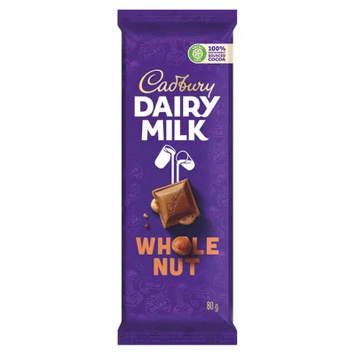 Cadbury Dairy Milk Whole Nut Slab