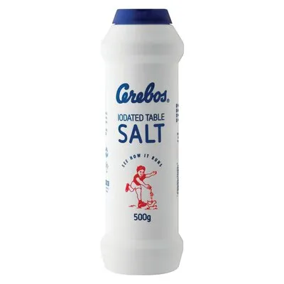 Cerebos Iodated Table Salt Flask