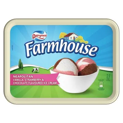 Dairymaid Farmhouse Neapolitan Ice Cream