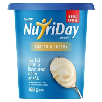 Danone Nutriday Low Fat Smooth Vanilla Yoghurt