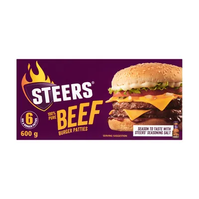 Famous Brands Steers Burger Patty