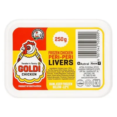 Goldi Frozen Chicken Peri-Peri Livers