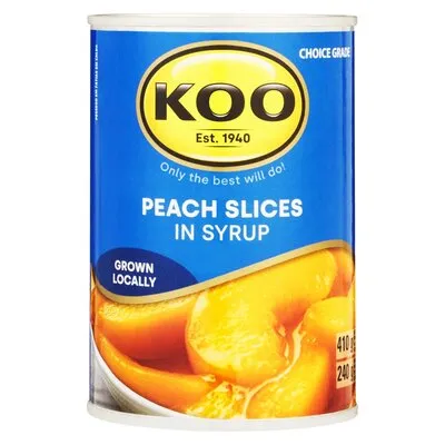 Koo Peach Slices in Syrup