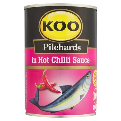 Koo Pilchards in Hot Chilli Sauce