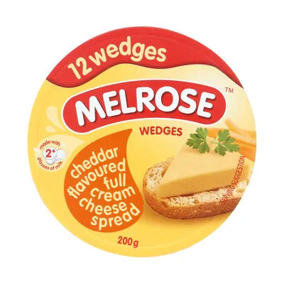 Melrose Cheddar Cheese Wedges