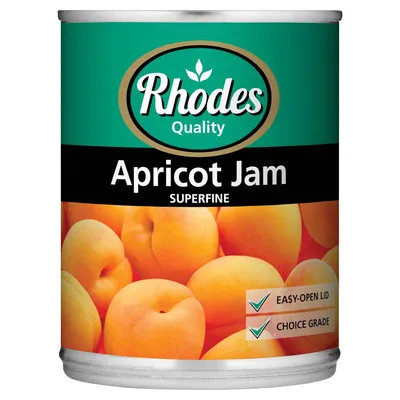 Rhodes Smooth Superfine Apricot Jam