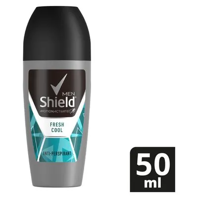 Shield Men Fresh Cool Antiperspirant Roll On Deodorant