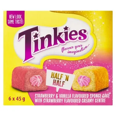 Tinkies Half & Half Strawberry Vanilla